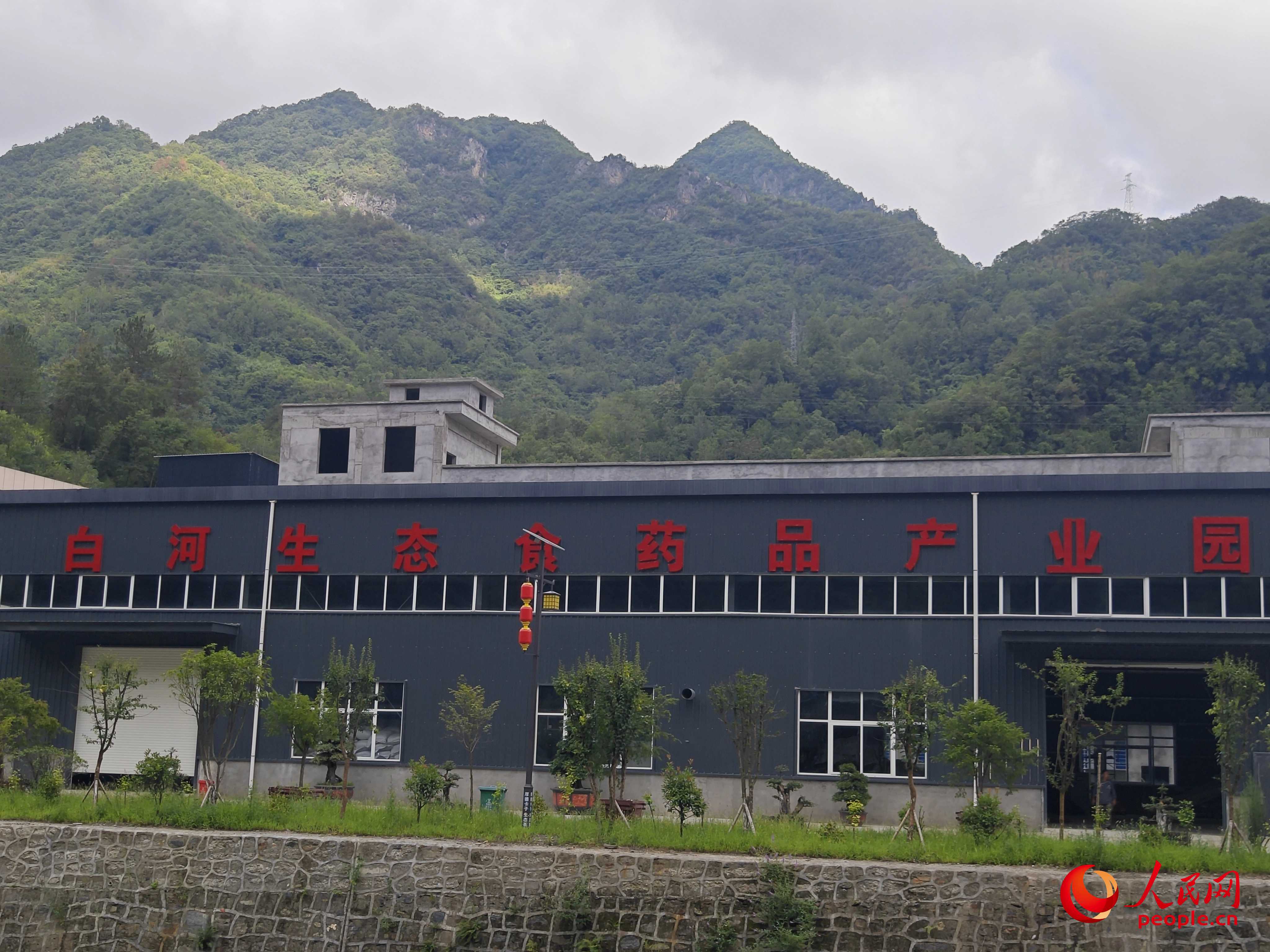 卡子鎮(zhèn)新建的社區(qū)工廠。人民網(wǎng)記者 黃鈺攝